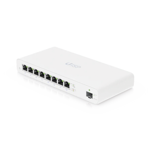 UISP Router Gigabit PoE Pasivo con 8 Puertos para Implementaciones MicroPoP y Redes Seguras