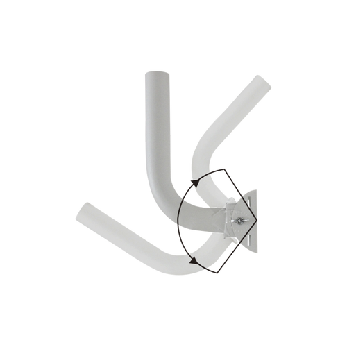 Montaje universal flexible para instalación en poste o pared, compatible con equipos Ubiquiti, Mimosa, Cambium y Altai