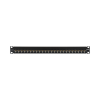 Patch Panel UltraMAX. UTP, Precargado con Jacks Cat6A, 24 Puertos, Plano, 1U
