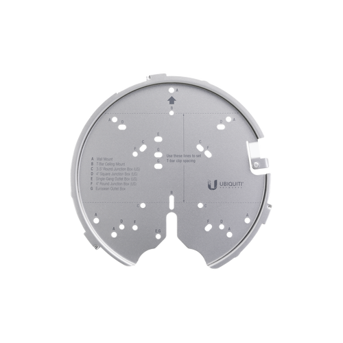 Montaje profesional para Access Points UniFi de plato (AC-PRO/AC-LR/AC-HD/U6-LR/U6-PRO/otros).