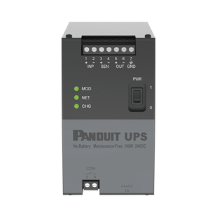 UPS Industrial de 100 Watts, 24 Vcd de Entrada, Instalación en Riel DIN Estándar de 35mm, Temperatura de operación de -40 a 60 ºC