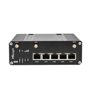Router Celular Industrial 4G LTE con WiFi y Puertos Ethernet para IoT y M2M