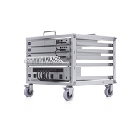 Rack Abierto 6U Compacto y Apilable sin Herramientas para Equipos UniFi, Ensamblaje Toolless, Ruedas con Seguro y Expansión a 12U con Kit de Apilado