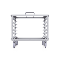 Rack Abierto 6U Compacto y Apilable sin Herramientas para Equipos UniFi, Ensamblaje Toolless, Ruedas con Seguro y Expansión a 12U con Kit de Apilado