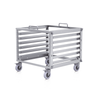 Rack Abierto 6U Compacto y Apilable sin Herramientas para Equipos UniFi, Ensamblaje Toolless, Ruedas con Seguro y Expansión a 12U con Kit de Apilado
