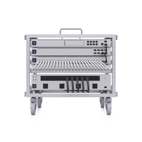 Rack Abierto 6U Compacto y Apilable sin Herramientas para Equipos UniFi, Ensamblaje Toolless, Ruedas con Seguro y Expansión a 12U con Kit de Apilado