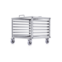 Rack Abierto 6U Compacto y Apilable sin Herramientas para Equipos UniFi, Ensamblaje Toolless, Ruedas con Seguro y Expansión a 12U con Kit de Apilado