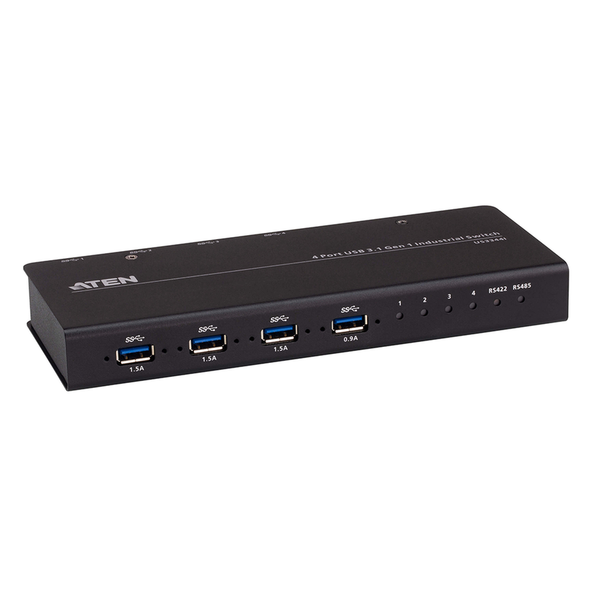 Conmutador concentrador industrial | 4 x 4 USB | 3.2 Gen 1