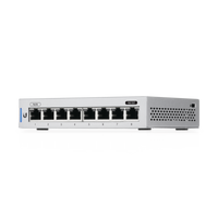 Switch UniFi Administrable capa 2 de 8 Puertos Gigabit (7 Ethernet y 1 PoE Pasivo 48V)