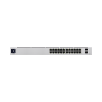 UniFi Switch USW-24-POE Gen2, Capa 2 de 24 puertos (16 puertos PoE 802.3af/at + 8 puertos Gigabit) + 2 puertos 1G SFP, 95W, pantalla informativa