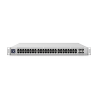 UniFi Switch Enterprise administrable capa 3, 48 puertos 2.5GbE RJ45 POE+, 4 puertos 10G SFP+, 720W, con pantalla táctil de 1.3"