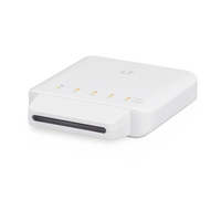 Switch UniFi FLEX de 5 puertos para semi-exterior IP55 (1 x PoE de entrada 802.3af/at/bt y 4 puertos PoE de salida 802.3af)