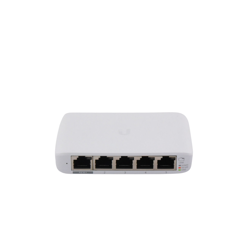 Switch UniFi Administrable Compacto de 5 Puertos 10/100/1000 Mbps, soporta entrada de PoE 802.3af/at