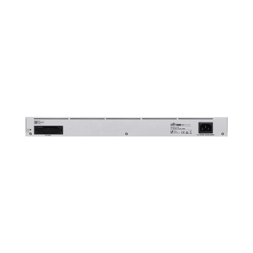 UniFi Switch USW-Pro-24-POE Gen2, con funciones capa 3, de 24 puertos PoE 802.3at/bt + 2 puertos 1/10G SFP+, 400W, pantalla informativa