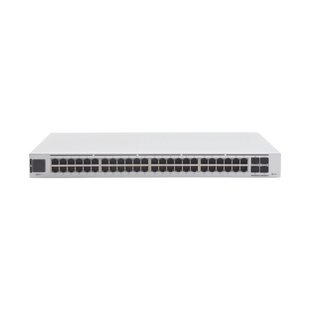 UniFi Switch USW-Pro-48, Capa 3 de 48 puertos Gigabit RJ-45 + 4 puertos 1/10G SFP+, pantalla informativa