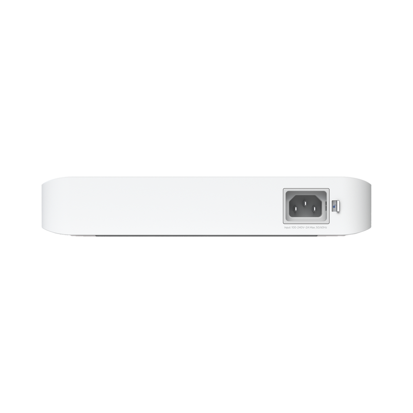 Switch UniFi Pro 8 PoE Administrable Capa 3, 8 puertos GbE / (6) puertos POE+ af/at y (2) puertos POE++ 802.3bt / (2) puertos SFP+ 10G / 120W de presupuesto POE
