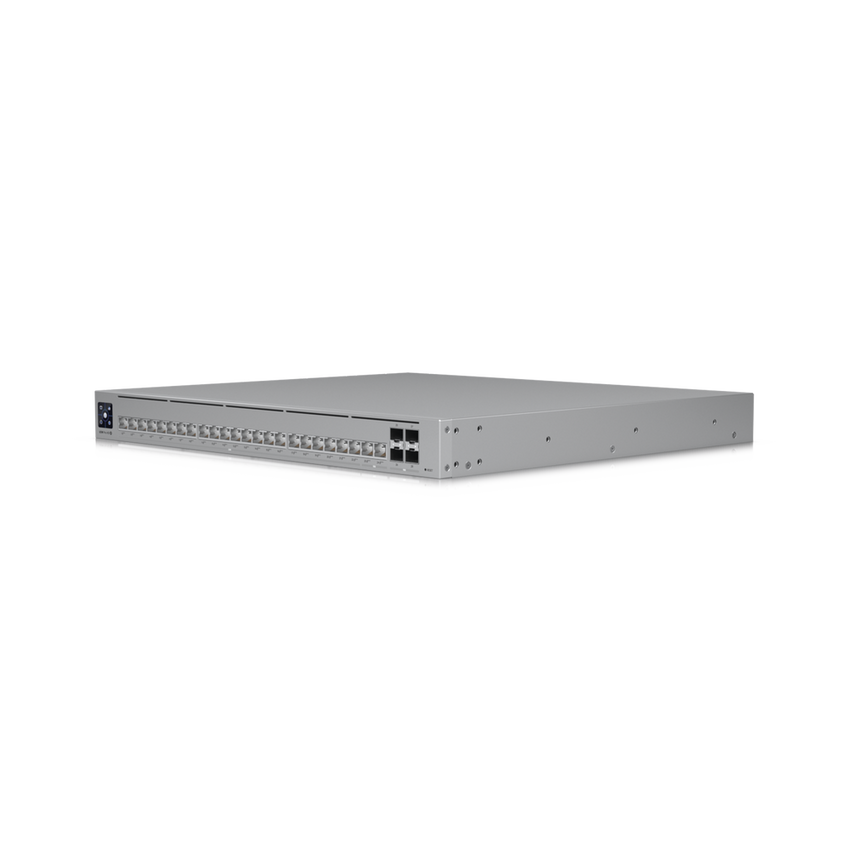 UniFi Switch Pro HD Capa 3, 24 puertos Etherlighting POE++ / (22) puertos 2.5 GbE, (2) puertos 10GbE, todos POE++, (4) puertos 10G SFP+, 600W presupuesto POE