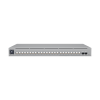 UniFi Switch Pro Max 24 POE, 24 puertos (8 puertos POE++ 2.5 GbE y 16 puertos GbE POE+), 2 puertos SFP+ 10G, 400W, pantalla táctil
