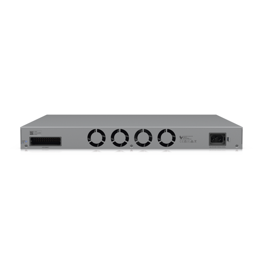 UniFi Switch Pro Max 48 POE, con funciones capa 3, 48 puertos (16 puertos 2.5 GbE (8 POE++ y 8 POE+) y 32 puertos 1 GbE (24 POE+ y 8 POE++)), 2 puertos SFP+ 10G, POE++ 720W, pantalla informativa