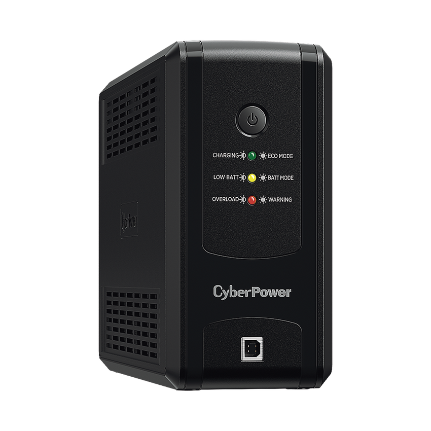 UPS de 750 VA/375 W, Topología Línea Interactiva, Entrada 120 Vca NEMA 5-15P, y 8 Salidas NEMA 5-15R, Puerto USB, Con Regulador de Voltaje (AVR)