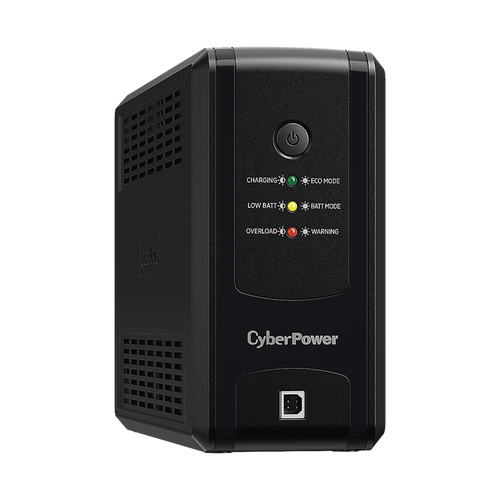 UPS de 750 VA/375 W, Topología Línea Interactiva, Entrada 120 Vca NEMA 5-15P, y 8 Salidas NEMA 5-15R, Puerto USB, Con Regulador de Voltaje (AVR)