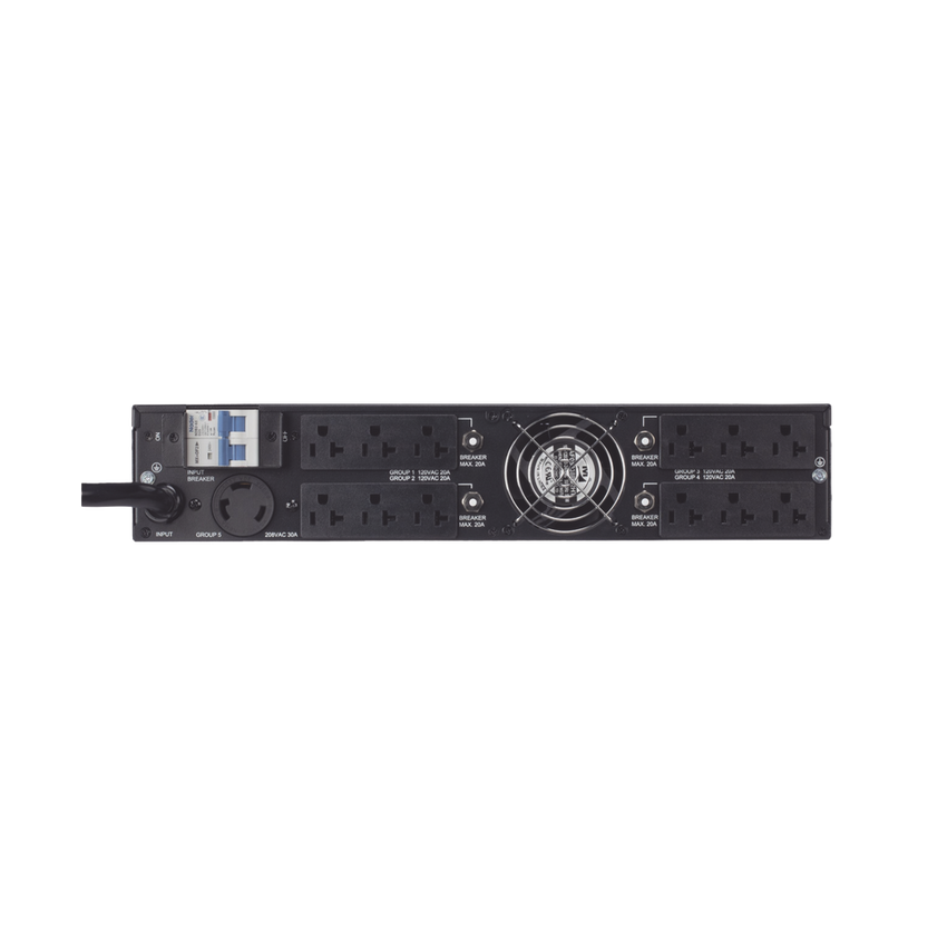 Transformador Reductor de 208 Vca a 120 Vca, Con Entrada NEMA L6-30P, 1 Salida L3-30R y 12 Salidas 5-20R, Recomendado Para UPS de Panduit