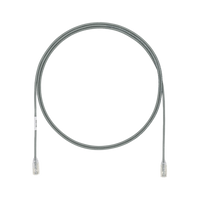 Cable de Parcheo TX6, UTP Cat6, Diámetro Reducido (28AWG), Color Gris, 1.5 m