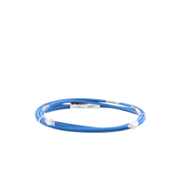 Cable de Parcheo TX6, UTP Cat6, Diámetro Reducido (28AWG), Color Azul, 3.05 Metros (10 Pies)