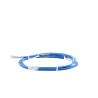 Cable de Parcheo TX6, UTP Cat6, Diámetro Reducido (28AWG), Color Azul, 3.05 Metros (10 Pies)