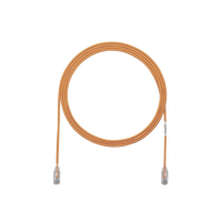 Cable de Parcheo TX6, UTP Cat6, Diámetro Reducido (28AWG), Color Naranja, 10ft