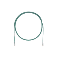 Cable de Parcheo TX6, UTP Cat6, Diámetro Reducido (28AWG), Color Verde, 20ft