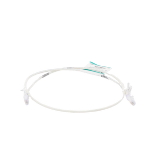Cable de Parcheo TX6, UTP Cat6, Diámetro Reducido (28AWG), Color Blanco Mate, 0.91 Metros (3 Pies)
