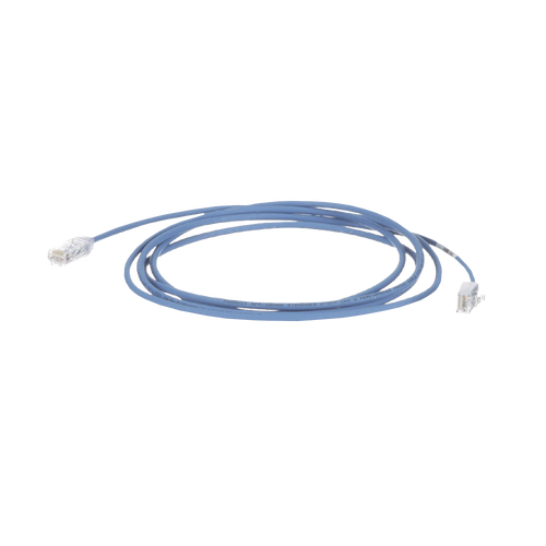 Cable de Parcheo TX6, UTP Cat6, Diámetro Reducido (28AWG), Color Azul, 30ft