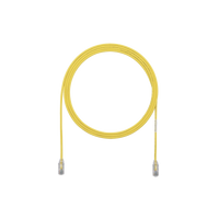 Cable de Parcheo TX6, UTP Cat6, Diámetro Reducido (28AWG), Color Amarillo, 3ft
