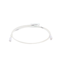Cable de Parcheo TX6, UTP Cat6, Diámetro Reducido (28AWG), Color Blanco Mate, 1.52 Metros (5 Pies)