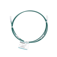 Cable de Parcheo TX6, UTP Cat6, Diámetro Reducido (28AWG), Color Verde, 1.52 Metros (5 Pies)