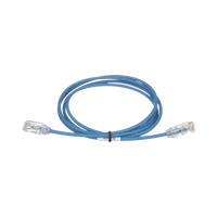 Cable de Parcheo TX6, UTP Cat6, Diámetro Reducido (28AWG), Color Azul, 5 m.