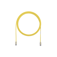 Cable de Parcheo TX6, UTP Cat6, Diámetro Reducido (28AWG), Color Amarillo, 1.52 Metros (5 Pies)