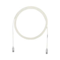 Cable de Parcheo TX6, UTP Cat6, Diámetro Reducido (28AWG), Color Gris, 7ft