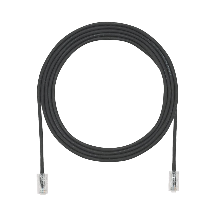 Cable de Parcheo UTP Cat6A, CM/LSZH, Diámetro Reducido (28AWG), Color Negro, 10ft