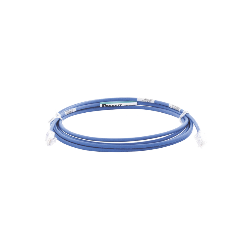 Cable de Parcheo UTP Cat6A, CM/LSZH, Diámetro Reducido (28AWG), Color Azul, 3.05 Metros (10 Pies)