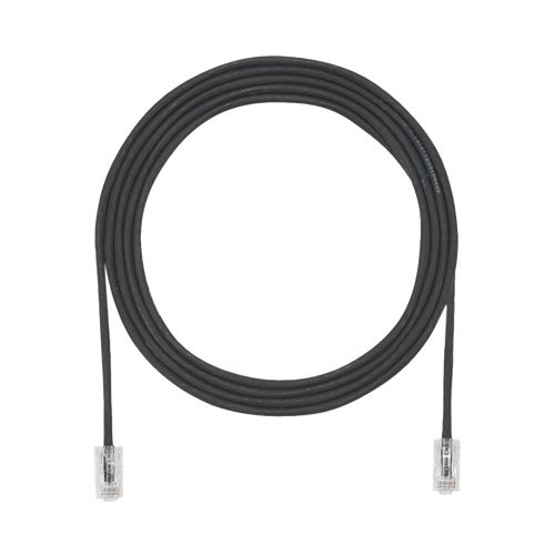Cable de Parcheo UTP Cat6A, CM/LSZH, Diámetro Reducido (28AWG), Color Negro, 12ft
