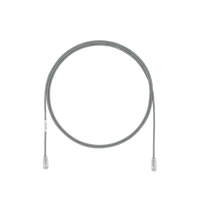 Cable de Parcheo UTP Cat6A, CM/LSZH, Diámetro Reducido (28AWG), Color Gris, 15ft