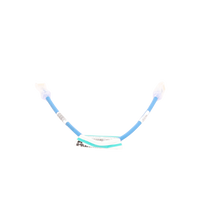 Cable de Parcheo UTP Cat6A, CM/LSZH, Diámetro Reducido (28AWG), Color Azul, 0.3 Metros (1 Pie)