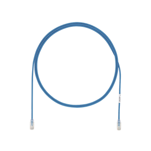 Cable de Parcheo UTP Cat6A, CM/LSZH, Diámetro Reducido (28AWG), Color Azul, 3 m.