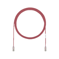 Cable de Parcheo UTP Cat6A, CM/LSZH, Diámetro Reducido (28AWG), Color Rojo, 3ft