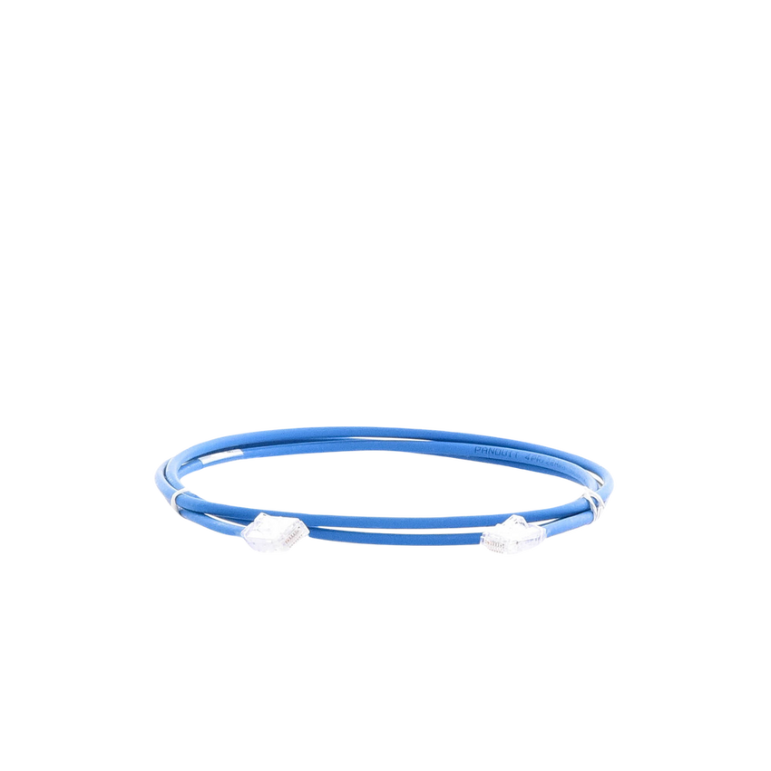 Cable de Parcheo UTP Cat6A, CM/LSZH, Diámetro Reducido (28AWG), Color Azul, 1.52 Metros (5 Pies)