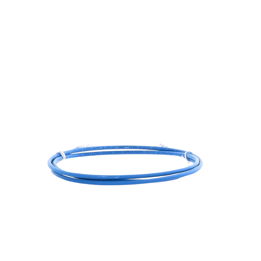 Cable de Parcheo UTP Cat6A, CM/LSZH, Diámetro Reducido (28AWG), Color Azul, 1.52 Metros (5 Pies)