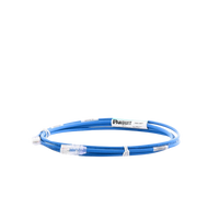 Cable de Parcheo UTP Cat6A, CM/LSZH, Diámetro Reducido (28AWG), Color Azul, 2.13 Metros (7 Pies)