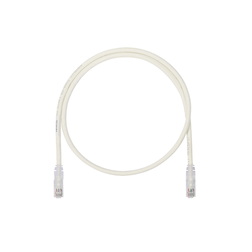 Cable de Parcheo UTP, Cat6A, 24 AWG, CM, Color Blanco, 1.5m